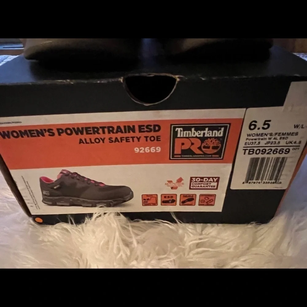 Timberland Pro Steel Toe Work Shoes 6.5